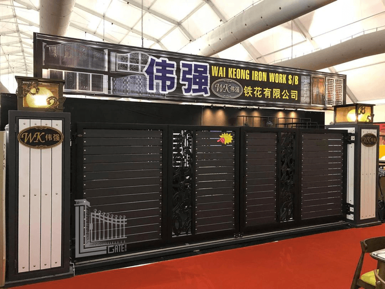 Folding Gate Design 18 by Wai Keong Iron Work — view 1