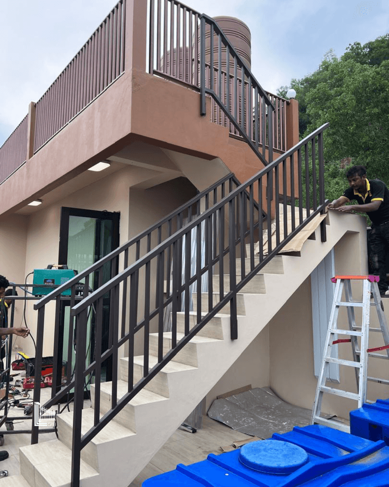 Stair Railing Design 3 by Wai Keong Iron Work — view 1