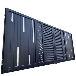 Powder coated gate